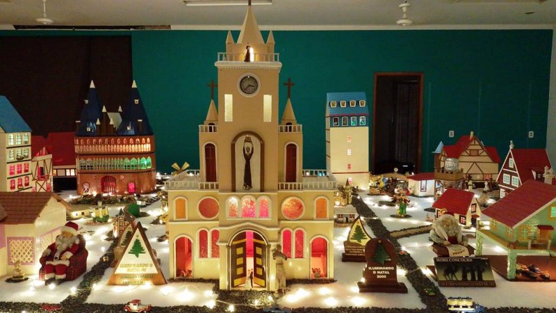 Presépio e Mini Mundo estão abertos à visitação gratuita 