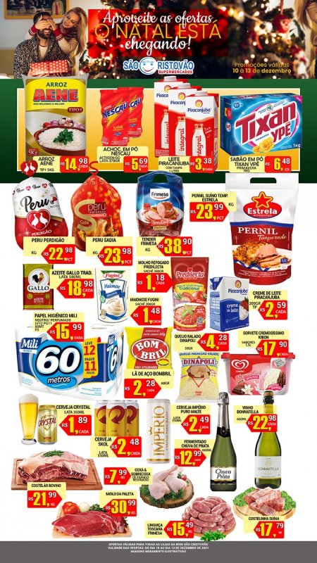 OFERTAS DESTE FIM DE SEMANA DO SÃO CRISTÓVÃO SUPERMERCADOS - 10/12 a 13/12