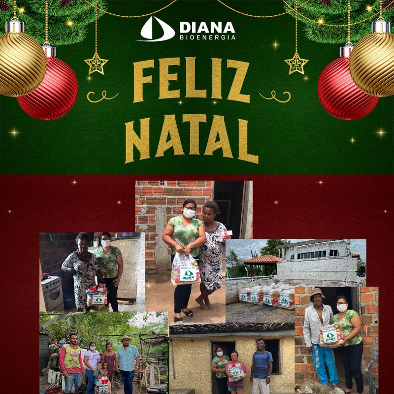 Diana doa cestas em iniciativa a natal sem fome