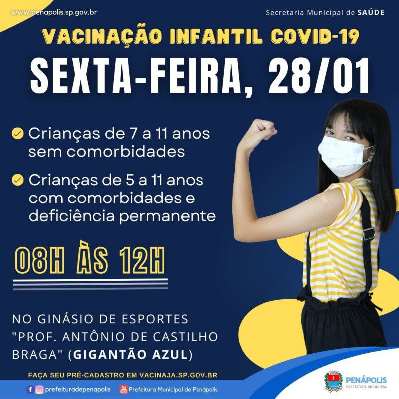 Covid-19: Crianças a partir de 7 anos sem comorbidade podem se vacinar hoje 