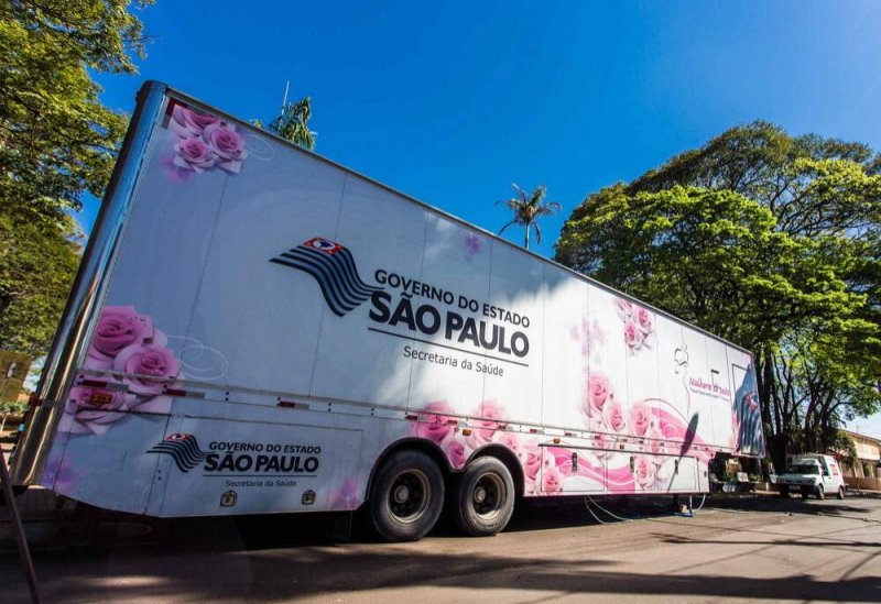 Região recebe carreta da mamografia