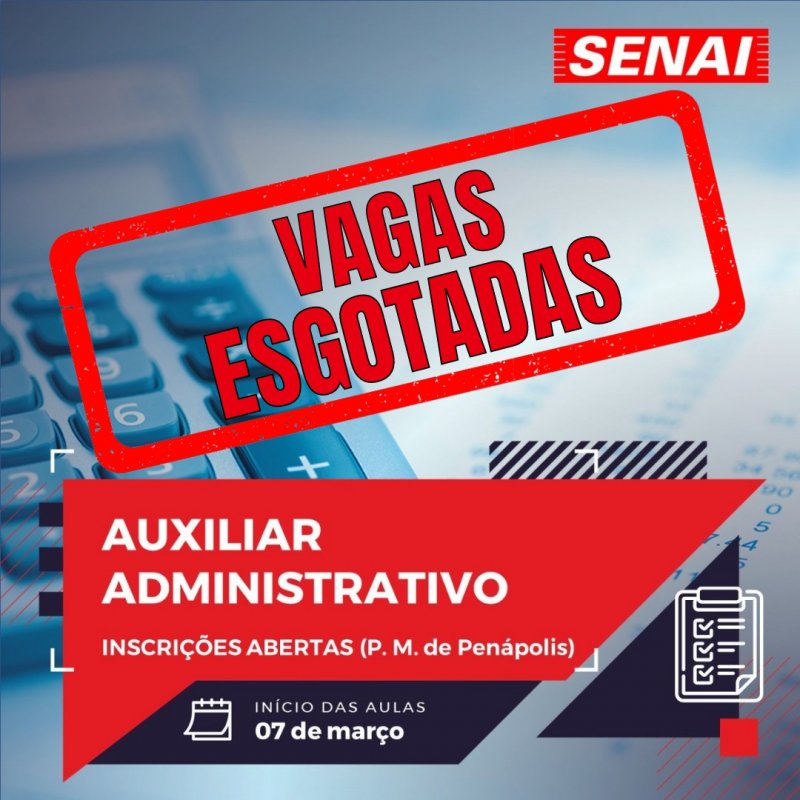 Nota: Vagas Esgotadas