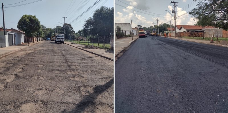 Avenida Frei Afonso de Louveira recebe recapeamento asfáltico