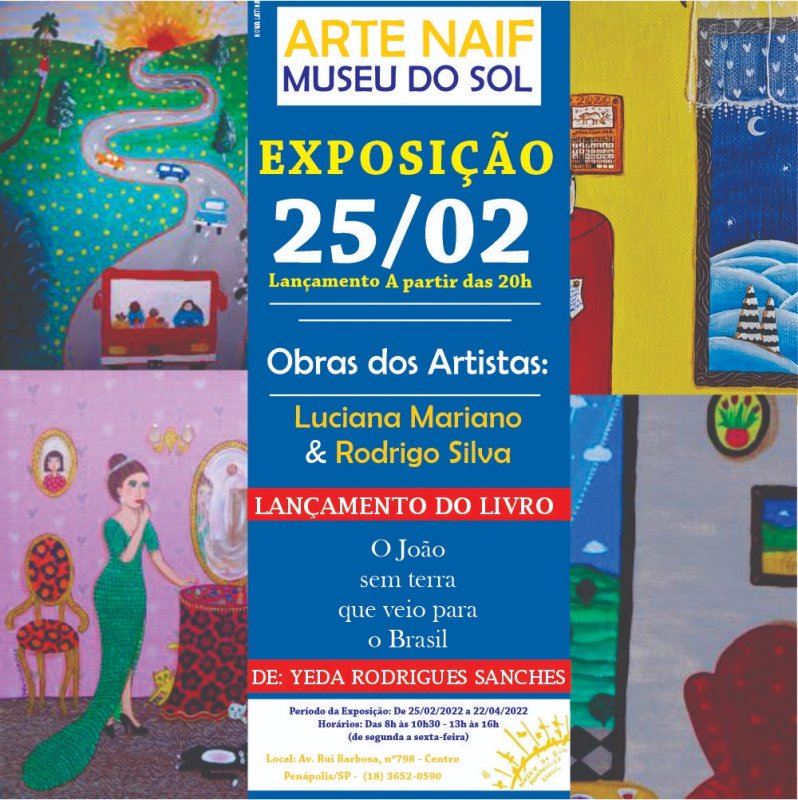 Museu do Sol promove exposição de obras e lançamento de livro amanhã