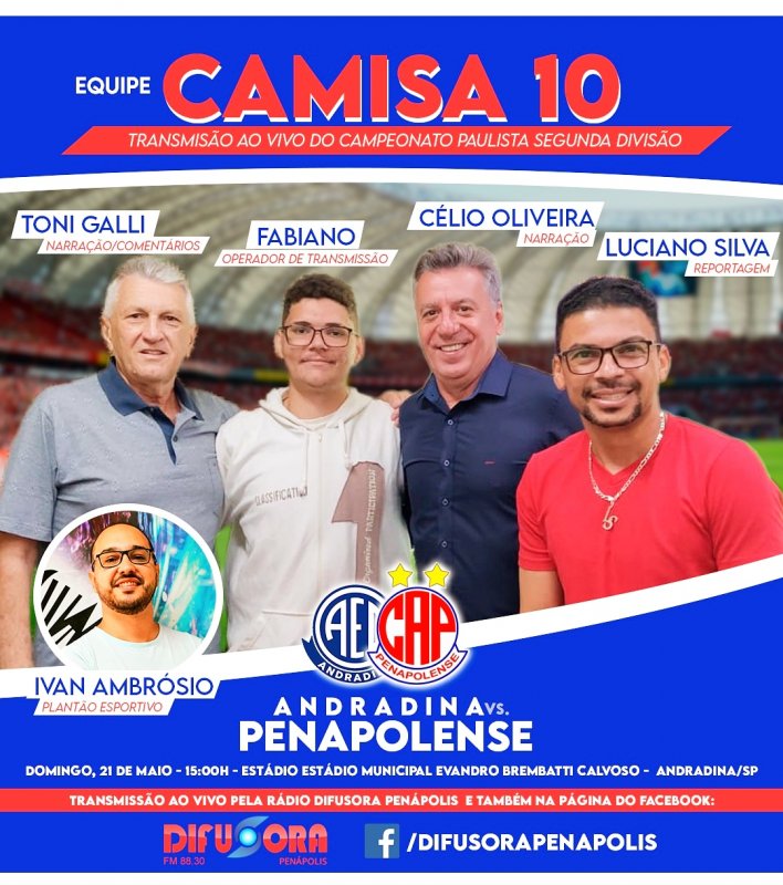 Segundona: Penapolense faz jogo de seis pontos em Andradina