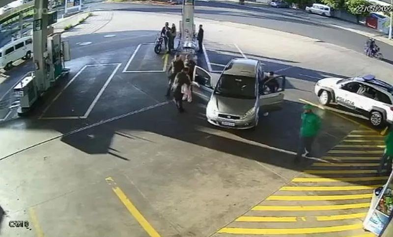 Policiais Ambientais salvam bebê engasgada em posto de combustíveis de Penápolis