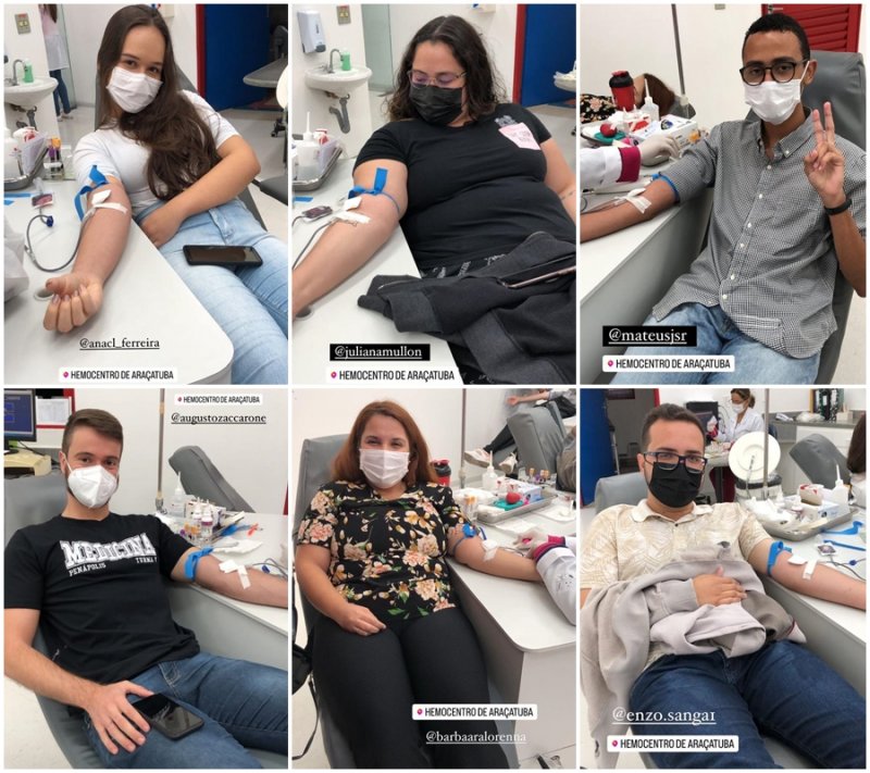 Secretaria de Saúde apoia estudantes em campanha para doação de sangue 