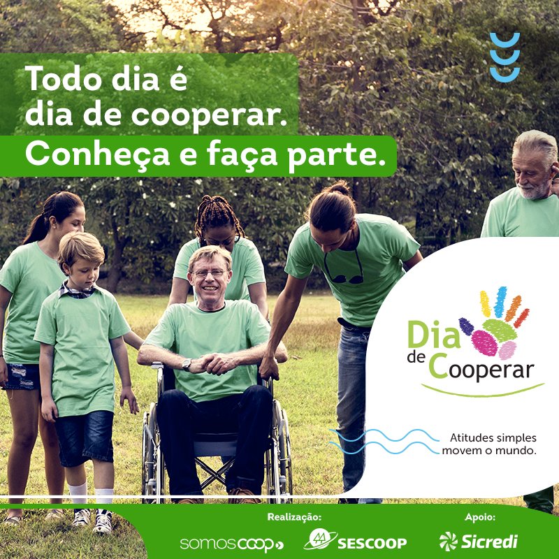 Região: Dia de Cooperar terá diversas atividades recreativas e de bem-estar para a população