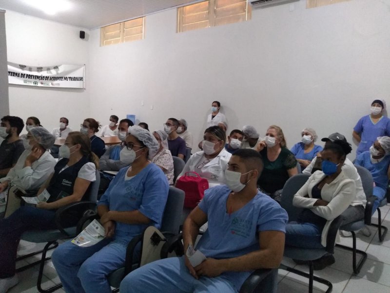 Daep realiza palestra na Santa Casa sobre descarte correto de resíduos de serviços de saúde