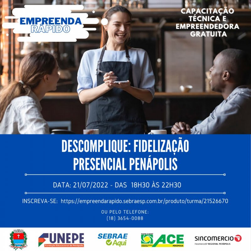 Sebrae abre inscrições para curso gratuito para fidelização de clientes 