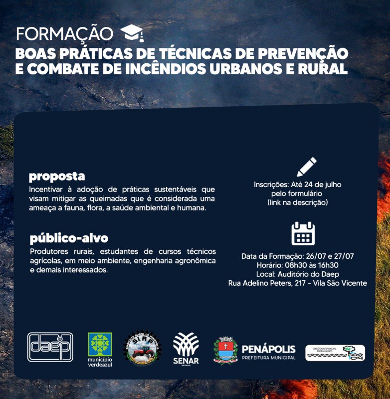 Curso: Daep promove formação sobre prevenção de queimadas