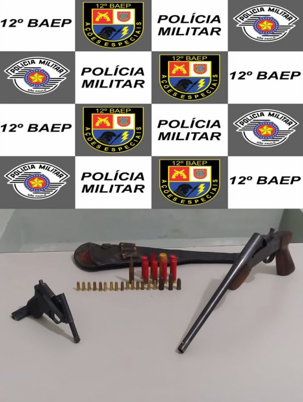 Homem é preso com armas em Penápolis