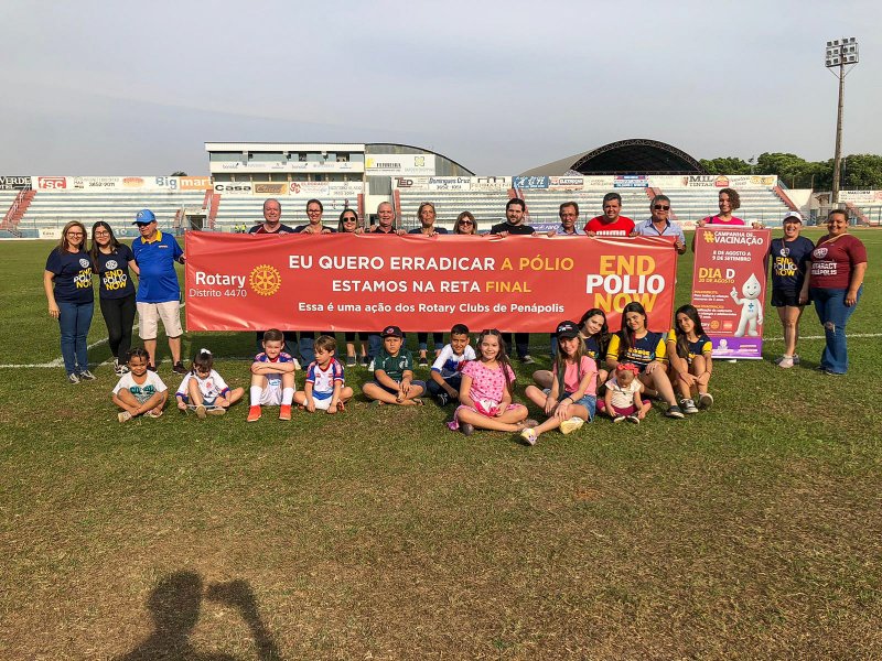 Rotary Club intensifica campanha de vacinação contra a Poliomielite