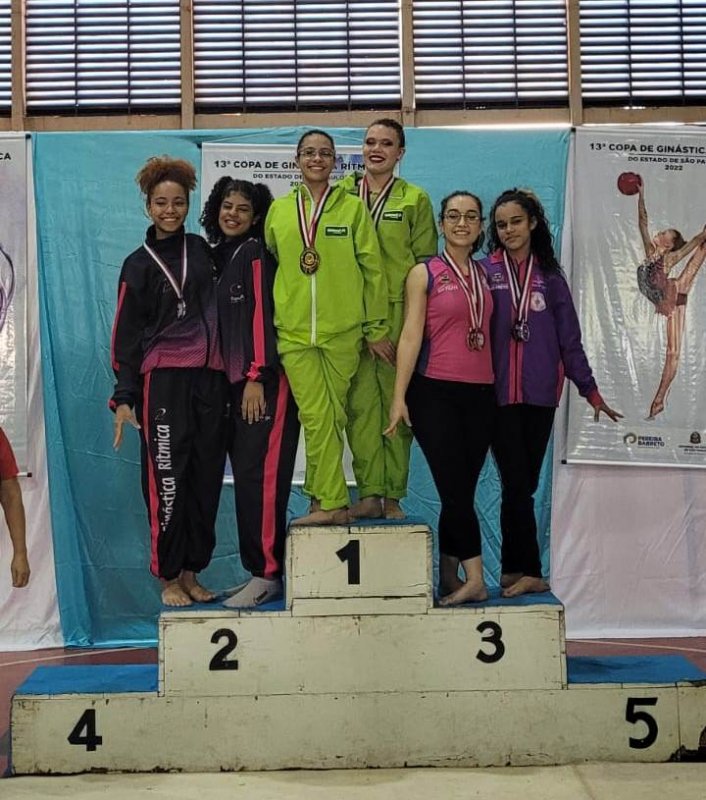 Equipe de ginástica rítmica participa de Jogos Regionais
