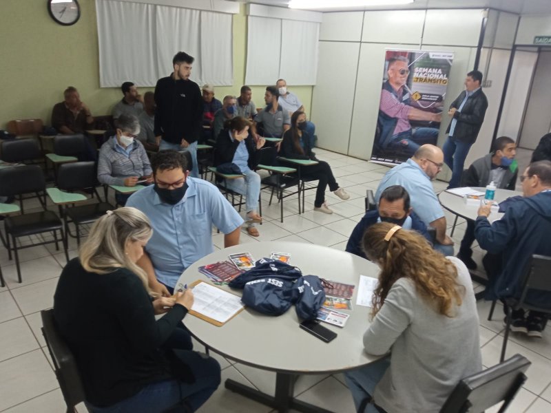 SEST SENAT faz ações externas na Semana Nacional do Trânsito