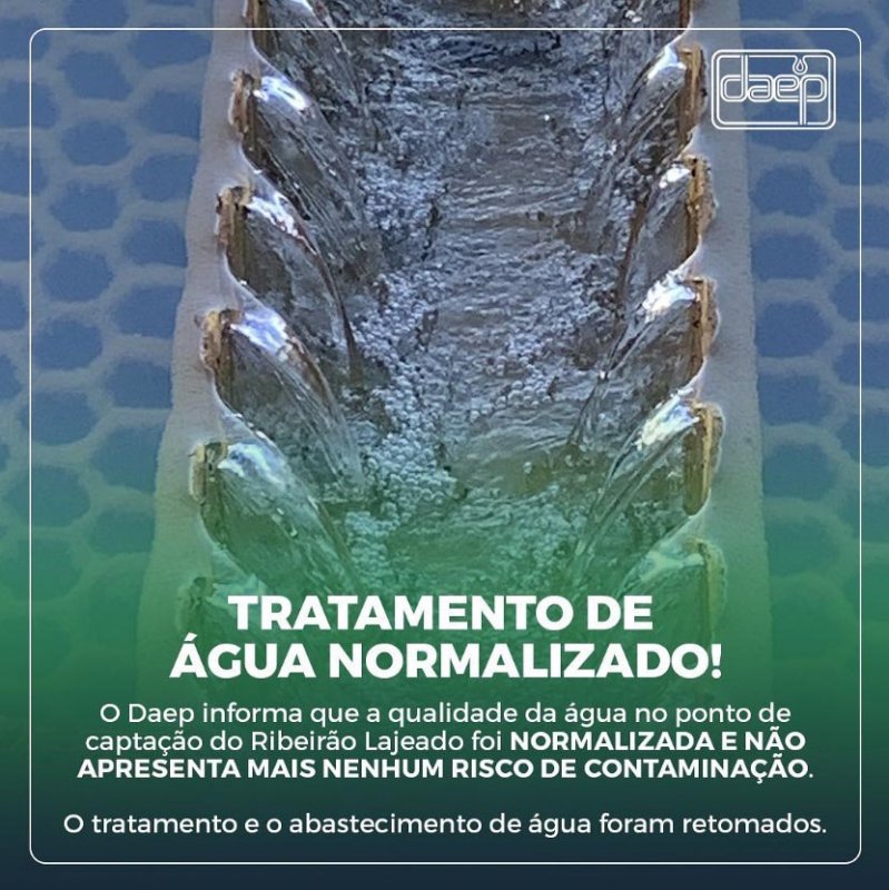 Tratamento de água é normalizado em Penápolis