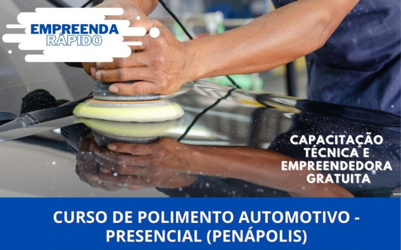 Cursos gratuitos de funilaria e polimento automotivo são oferecidos