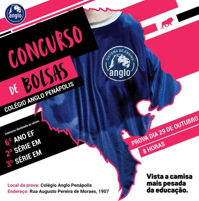 Concurso de Bolsas 2023 do Colégio Anglo de Penápolis