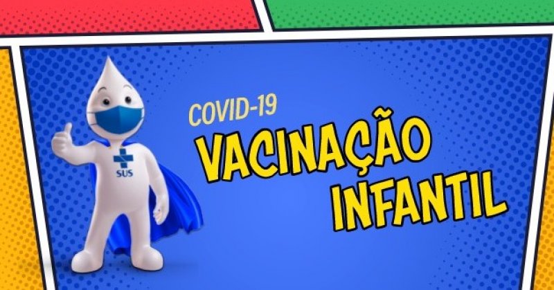 Saúde inicia aplicação da vacina contra a Covid-19 em crianças