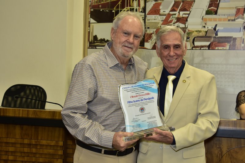 Olmair Perez Rillo recebe título de Filho Ilustre de Penápolis
