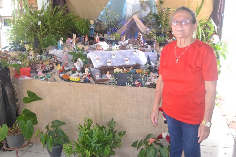 Vários anos: Penapolense mantém tradição do presépio em casa