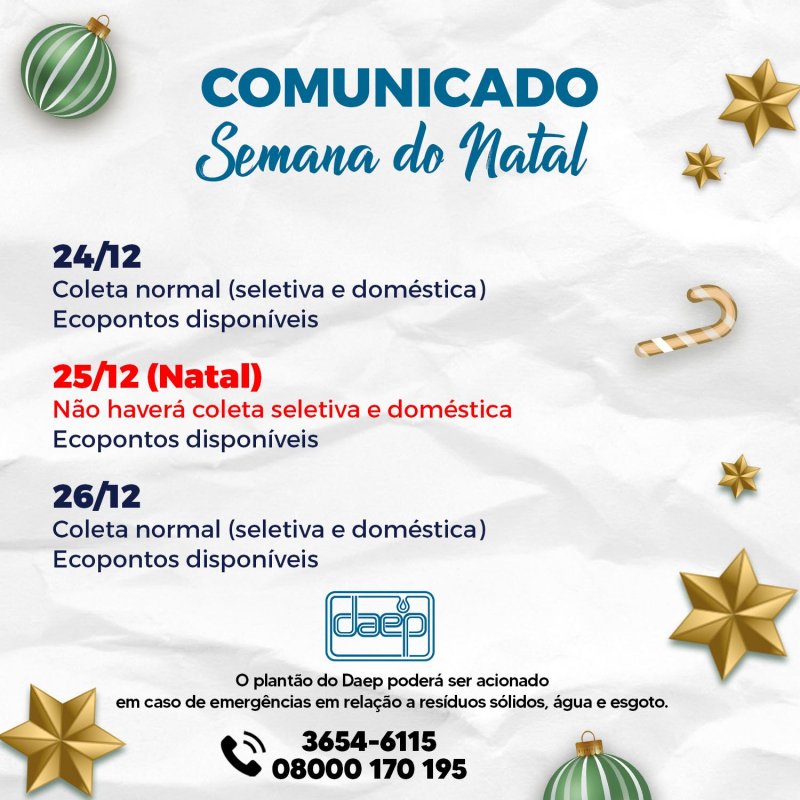COMUNICADO DAEP