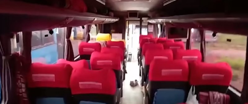Distrito Federal: vídeo mostra interior de ônibus de Penápolis apreendido em Brasília