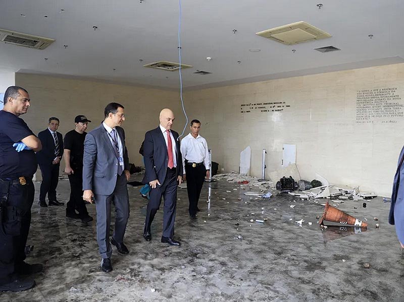 Ataques em Brasília: 13 moradores da região tiveram prisão preventiva decretada pelo STF