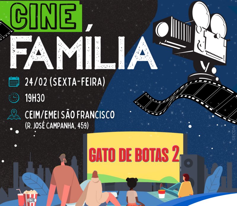 Cine Família: Hoje tem 