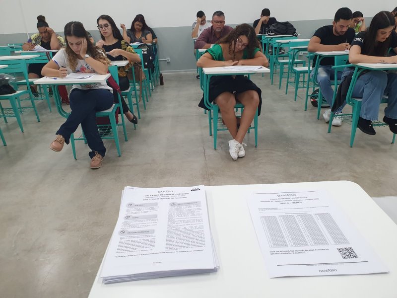 Curso de Direito da Funepe aplica simulado preparatório para OAB