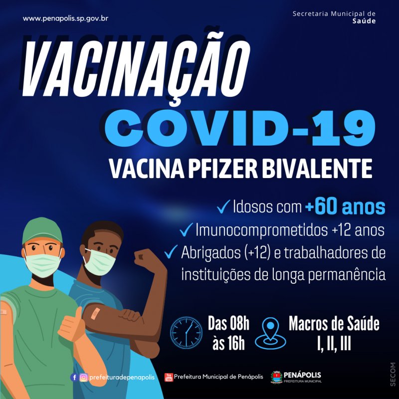 Vacinação Covid-19: liberada vacina bivalente para idosos a partir de 60 anos