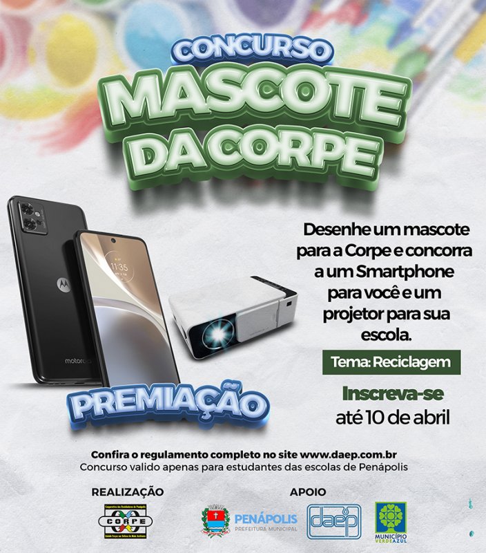 Corpe lança concurso para criação de mascote