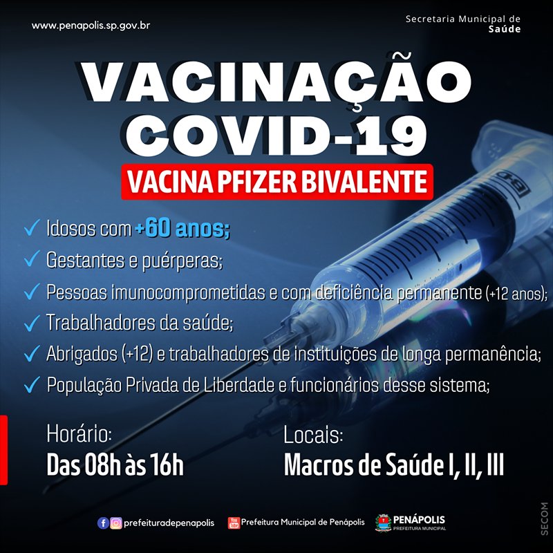 Covid-19: liberada vacina bivalente para gestantes, puérperas e novos públicos