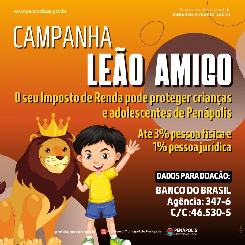 Parte do imposto de renda pode ajudar entidades assistenciais de Penápolis