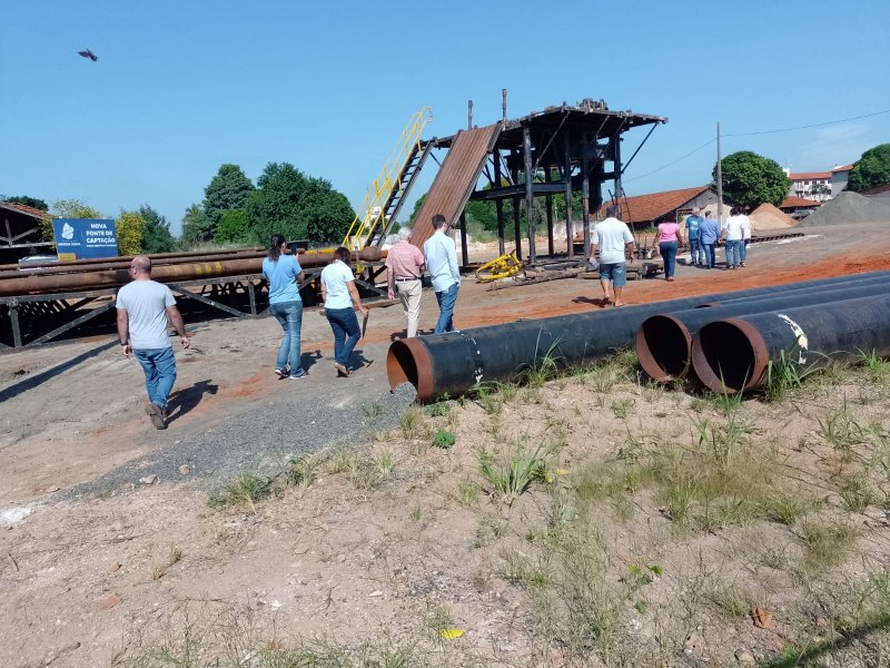 Conselho gestor visita obras do 