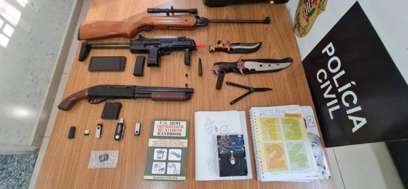 Polícia Civil apreende adolescentes de 14 e 15 anos após ameaça de massacre em escola em Araçatuba