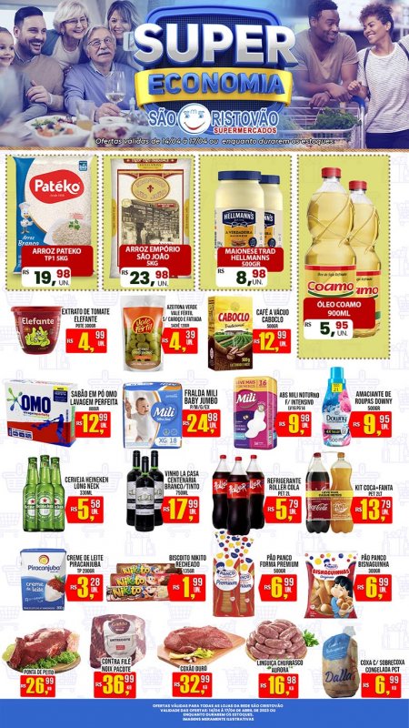 OFERTAS DESTE FIM DE SEMANA DO SÃO CRISTÓVÃO SUPERMERCADOS - 14/04 a 17/04
