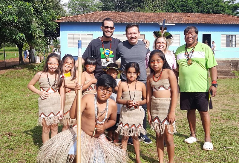Equipes do Daep e Consórcio Ribeirão Lajeado visitam aldeia indígena Kopenoti
