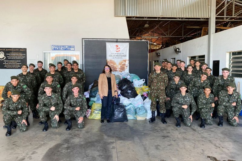 Campanha do Agasalho: Tiro de Guerra arrecada doações no sábado