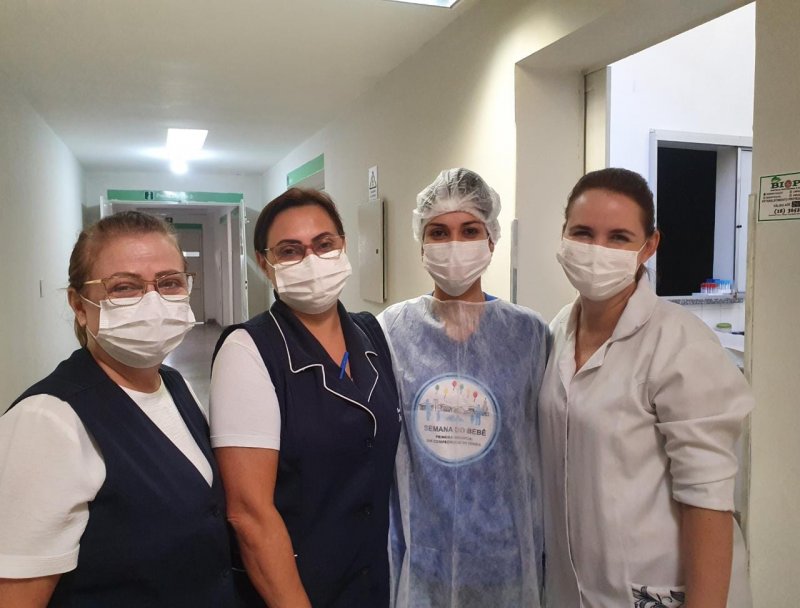 Saúde realiza coleta de preventivo nas colaboradoras da Santa Casa