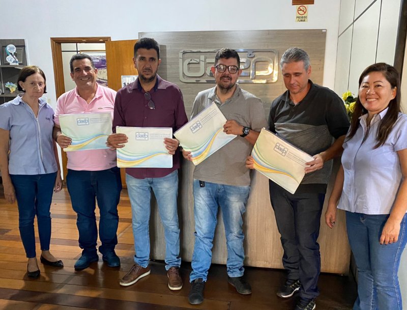 Equipe da cidade de Mazargão/MG visita Daep para conhecer serviços
