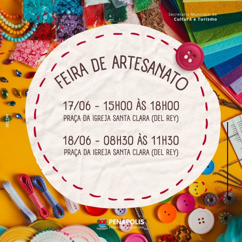 Feira de Artesanato na acontece neste final de semana no Jardim Del Rey