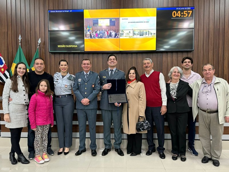 Penapolense: Capitão Zambrosi é homenageado pela Câmara de Birigui