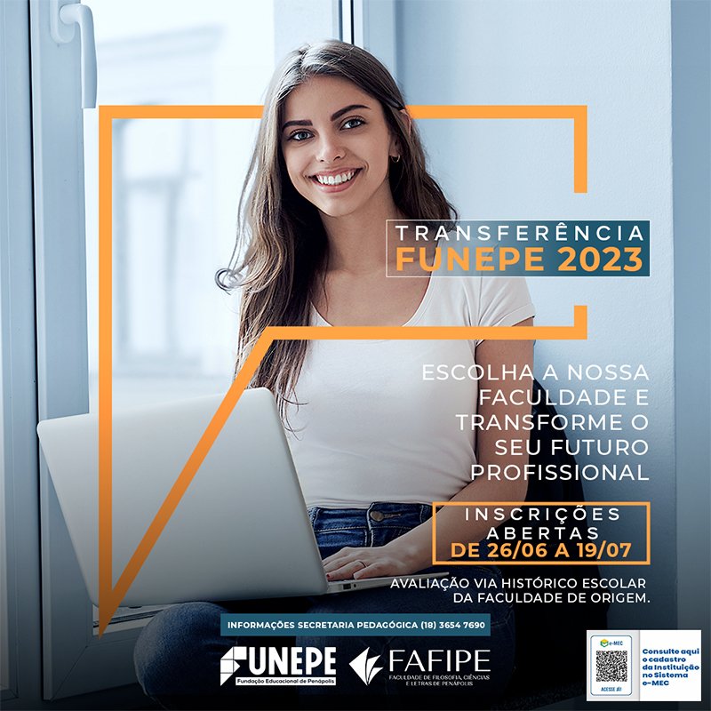 Funepe abre processo de transferência com ingresso para o segundo semestre de 2023