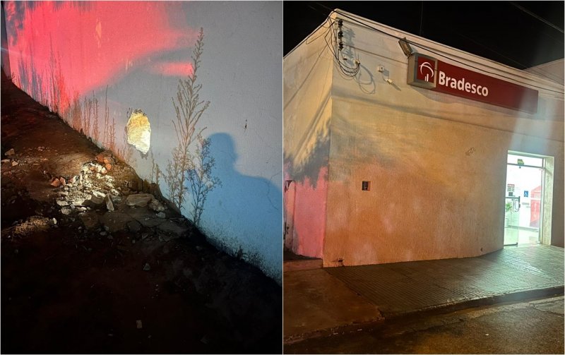 Polícia frustra tentativa de furto em agência bancária de Braúna