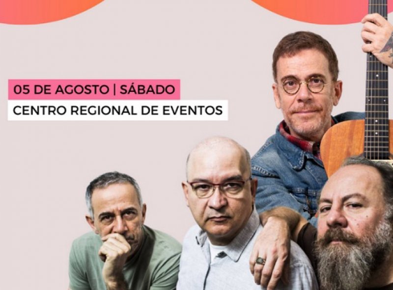 Cantor Nando Reis e Paralamas do Sucesso se apresentam na região