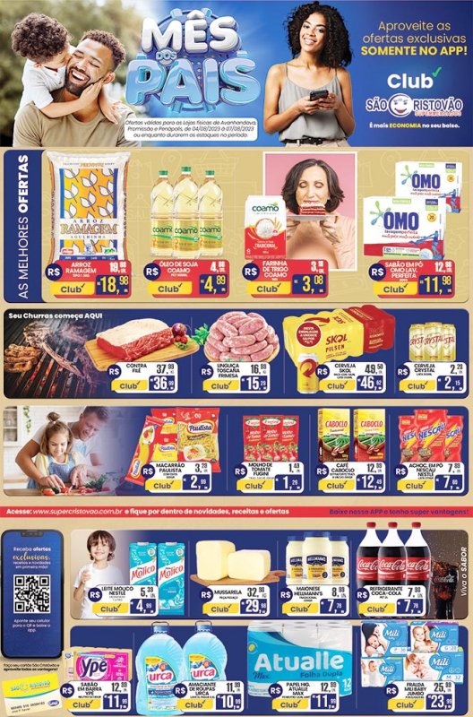 OFERTAS DESTE FIM DE SEMANA DO SÃO CRISTÓVÃO SUPERMERCADOS - 04/08 a 07/08
