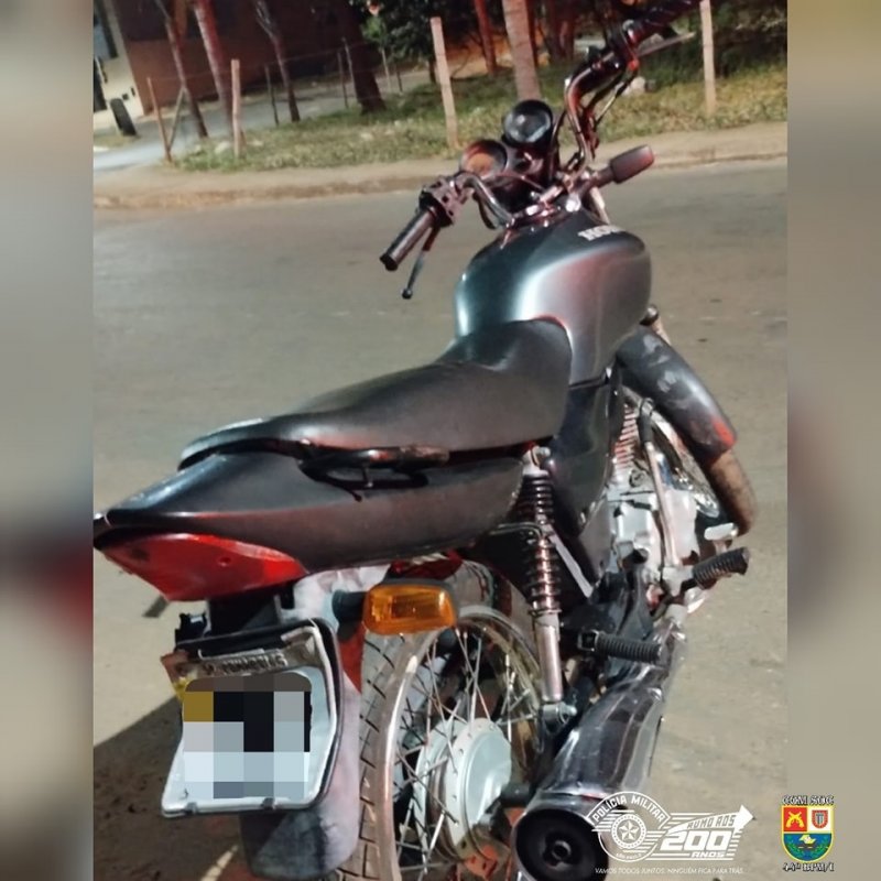 Motos furtada na região são recuperadas pela PM