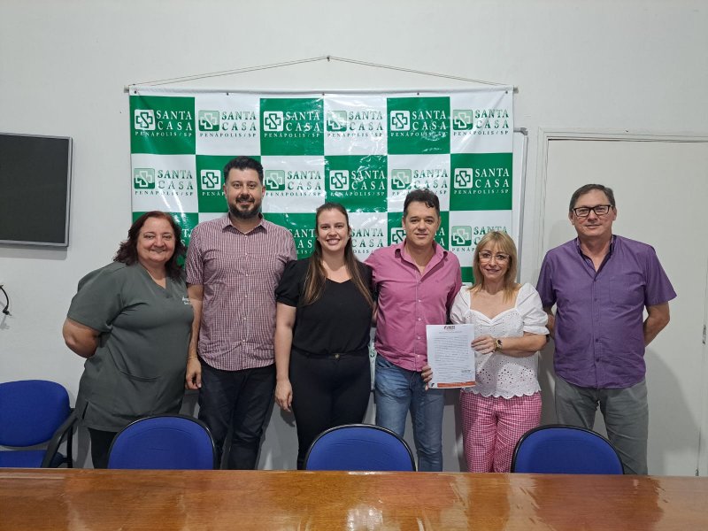 Funepe realiza doação de ar condicionado para Santa Casa de Misericórdia de Penápolis