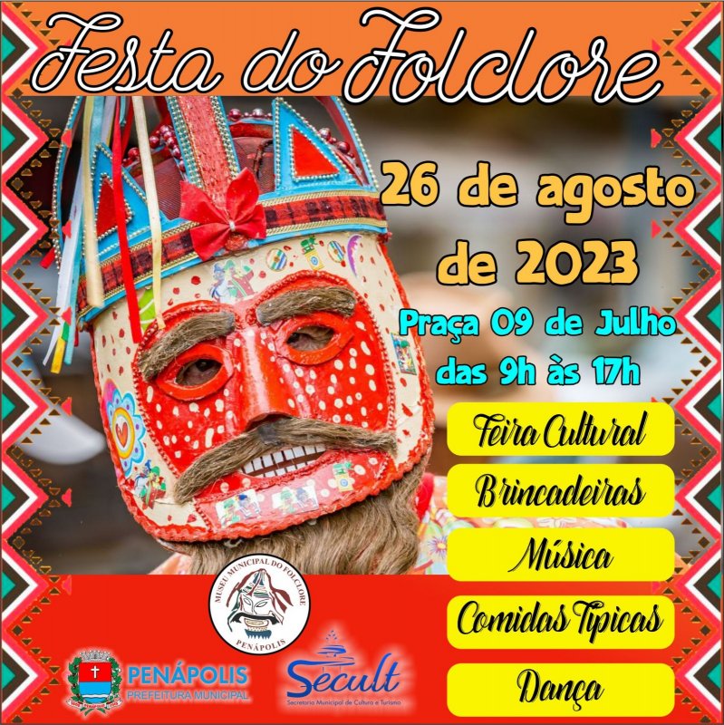 Penápolis terá Festa do Folclore neste sábado 